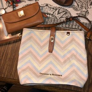 Cross body with wallet. Dooney